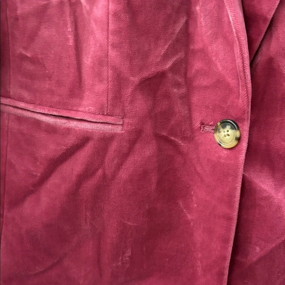J. Crew NWT Parke Velvet Women's Blazer - size 2 - pink - 100% cotton